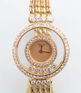 Chopard Happy Diamond 2051800001 24mm 18k Gold Golden