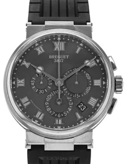 Breguet Marine 5527TI/G2/9WV 42.5mm Titanium Gray