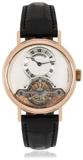 Breguet Tourbillon 3357br/12/986 36mm Rose gold Silver