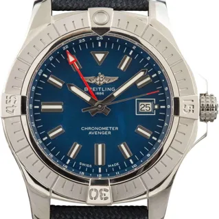 Breitling Avenger A32395101C1X2 45mm Stainless steel Blue