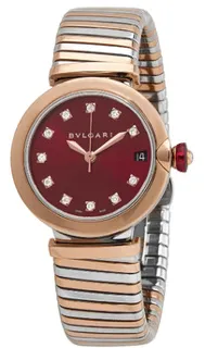 Bulgari Lucea 103123 33mm Stainless steel Red