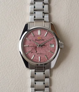 Grand Seiko Heritage SBGA509 41mm Stainless steel dusty rose