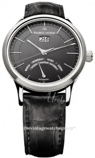 Maurice Lacroix Les Classiques LC6358-SS001-33E 40mm Stainless steel Gray