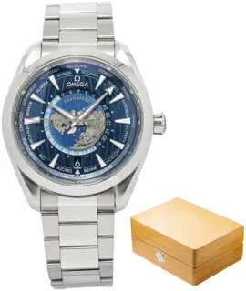 Omega Aqua Terra 220.10.43.22.03.001 43mm Stainless steel Blue