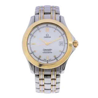 Omega Seamaster 24012000 - 1681501 36mm Yellow gold and Stainless steel White