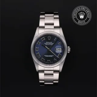 Rolex Datejust 16200 Stainless steel Blue