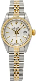 Rolex Datejust 79173 Stainless steel and 18k yellow gold Silver Tapestry