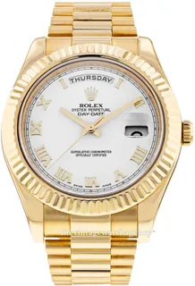 Rolex Day-Date 218238/6 18k yellow gold White