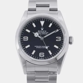 Rolex Explorer 14270 36mm Stainless steel Black