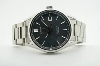 TAG Heuer Carrera Calibre 5 WAR211A.BA0782 39mm Stainless steel Black