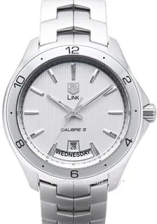 TAG Heuer Link WAT2011.BA0951 42mm Brushed/polished steel Silver