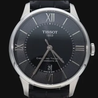 Tissot Chemin de Tourelles T0994071605800 42mm Stainless steel Black