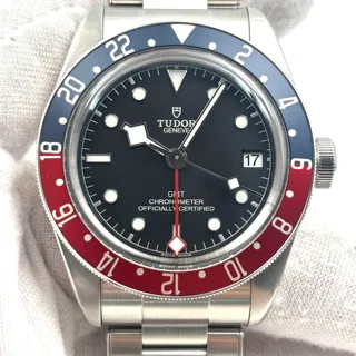 Tudor Heritage Black Bay GMT Stainless steel Black