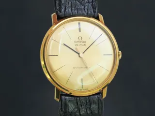 Omega De Ville 33mm 18k yellow gold Golden