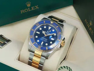 Rolex Submariner 126613LB 40mm Ceramic and Stainless steel and gold Blue