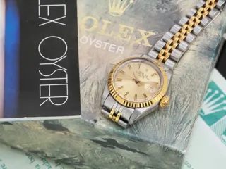 Rolex Date 69XX Stainless steel and 18k yellow gold Golden