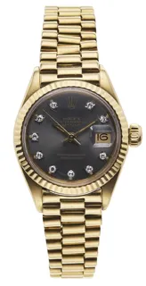 Rolex Oyster Perpetual "Datejust" 6917 18k yellow gold Gray