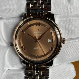 Omega De Ville 424.20.40.20.13.001 Rose gold Brown