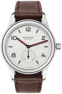 NOMOS Club 701.1 36mm Stainless steel White