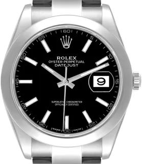 Rolex Datejust 41 126300 Stainless steel Black