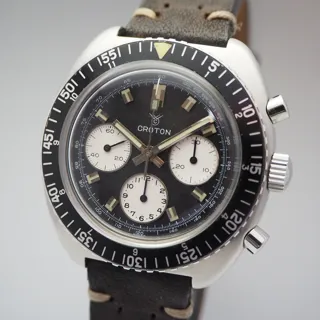 Croton Watch Co. Chronograph 3 Register Stainless steel