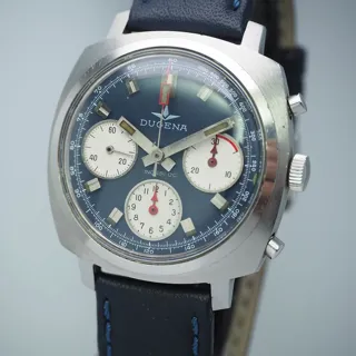 Dugena Chronograph 3 Register 36.5mm Stahl