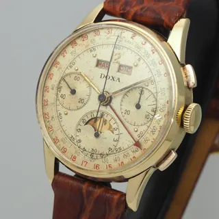 Doxa Chronograph 18k yellow gold