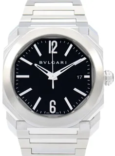 Bulgari Octo BGO 38 S Stainless steel Black