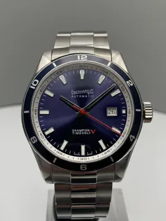 Eberhard & Co. Champion Stainless steel blue