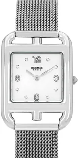 Hermès Cape Cod CC1.210A Stainless steel White