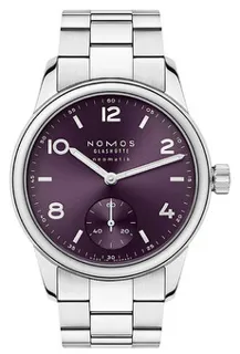 NOMOS Club Sport Neomatik 757 34mm Stainless steel Dark Purple