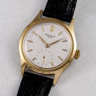 Patek Philippe 565 J HL 34,9mm 18k yellow gold Silver