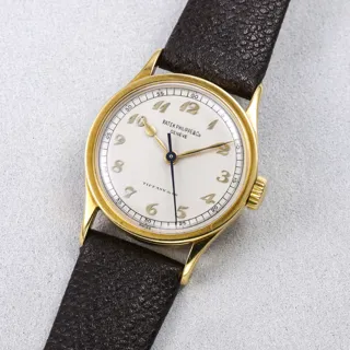 Patek Philippe Calatrava 96 J SC HP 18k yellow gold Silver