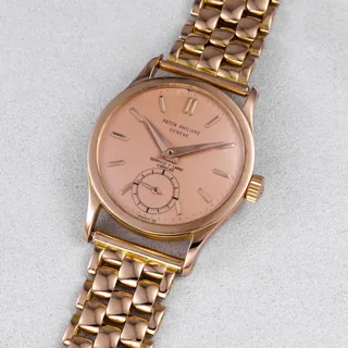 Patek Philippe 96 R HL 30.6mm 18k rose gold Pink