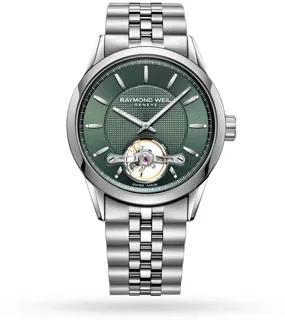 Raymond Weil Freelancer 2780-ST-52001 42mm Stainless steel Green