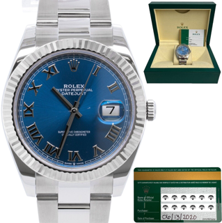 Rolex Datejust 126334 Stainless steel Azzurro Blue