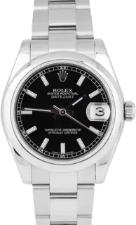 Rolex Datejust 178240 Stainless steel Black