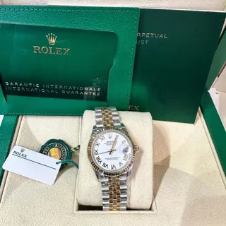 Rolex Datejust 278273-0002 Yellow gold and Stainless steel White