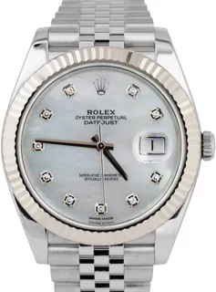 Rolex Datejust 41 126334 Stainless steel White