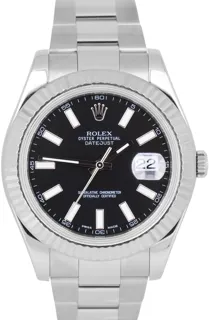 Rolex Datejust II 116334 Stainless steel Black