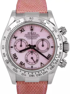 Rolex Daytona Cosmograph 40mm White gold Pink MOP