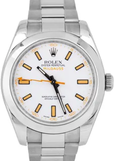 Rolex Milgauss 116400 Stainless steel White