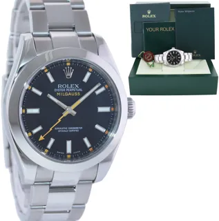 Rolex Milgauss 116400 Stainless steel Black