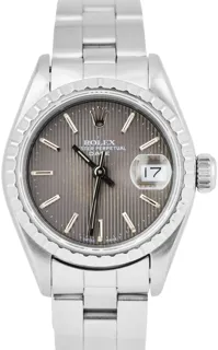 Rolex Oyster Perpetual Date 69240 Stainless steel Gray Tapestry