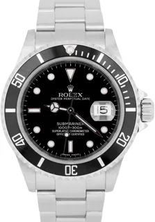 Rolex Submariner Date 16610 Stainless steel Black