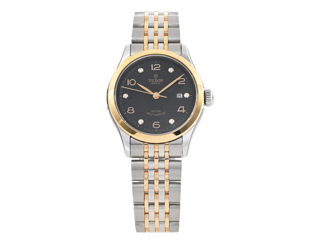 Tudor M91351-0004 28mm Rose gold and Stainless steel Black