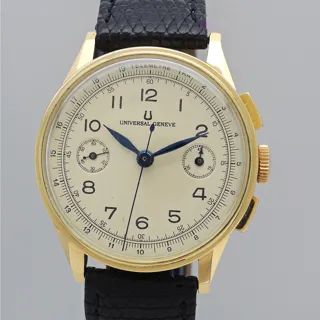 Universal Genève Chronograph 18k yellow gold