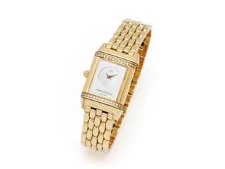 Jaeger-LeCoultre Reverso Duetto 33mm Yellow gold Silver