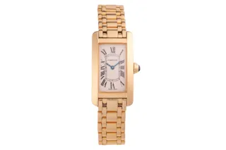 Cartier Tank Américaine 2482 20mm 18ct Gold White