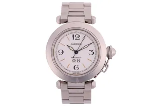 Cartier Pasha 2475 Stainless steel White